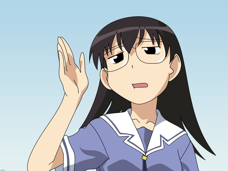 anime girl in school uniform