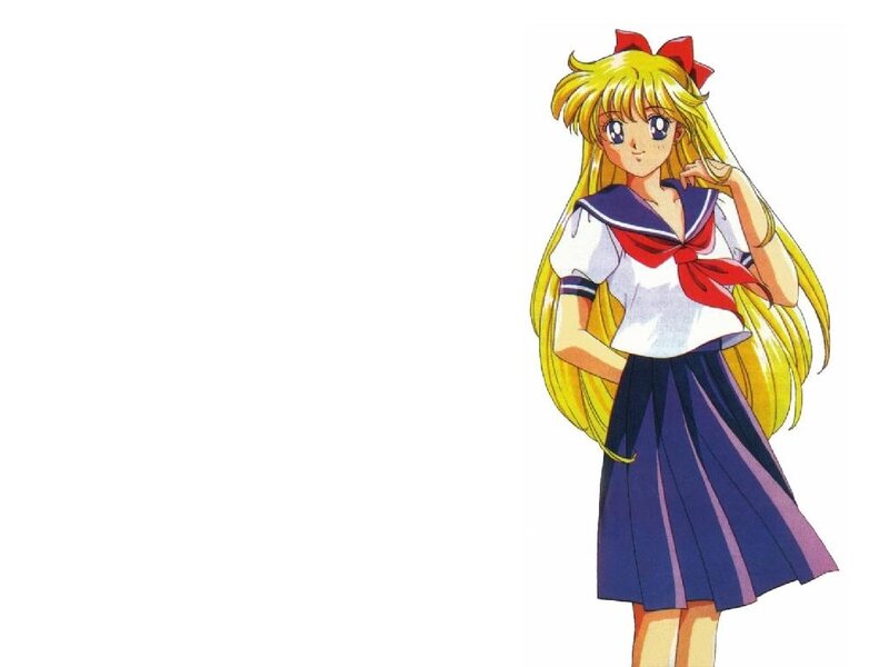 anime girl in school uniform
