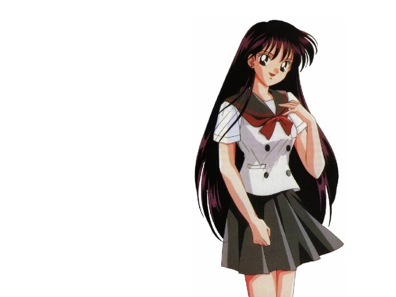 anime girl in school uniform