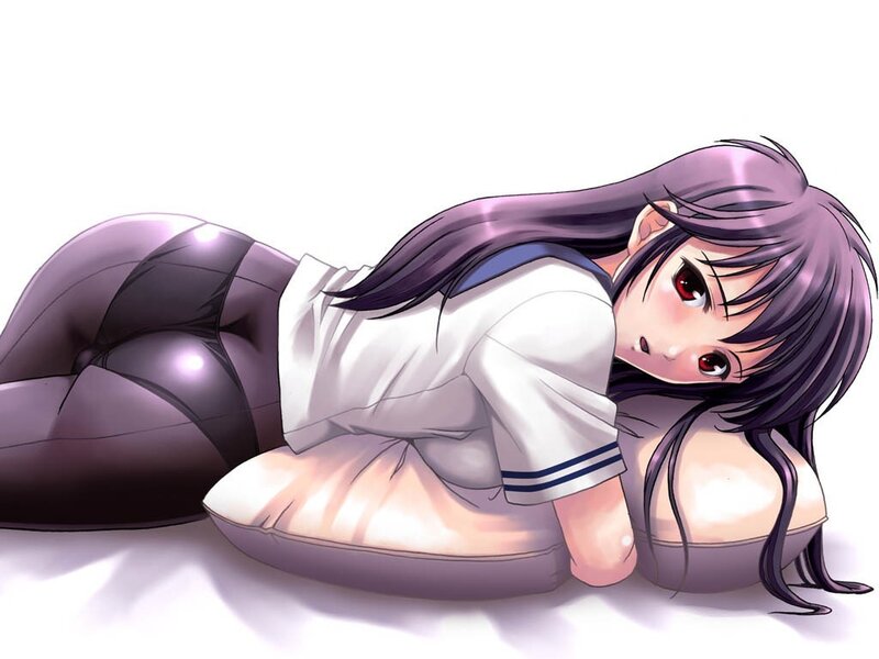 anime girl in school uniform