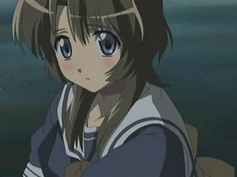 anime girl in school uniform
