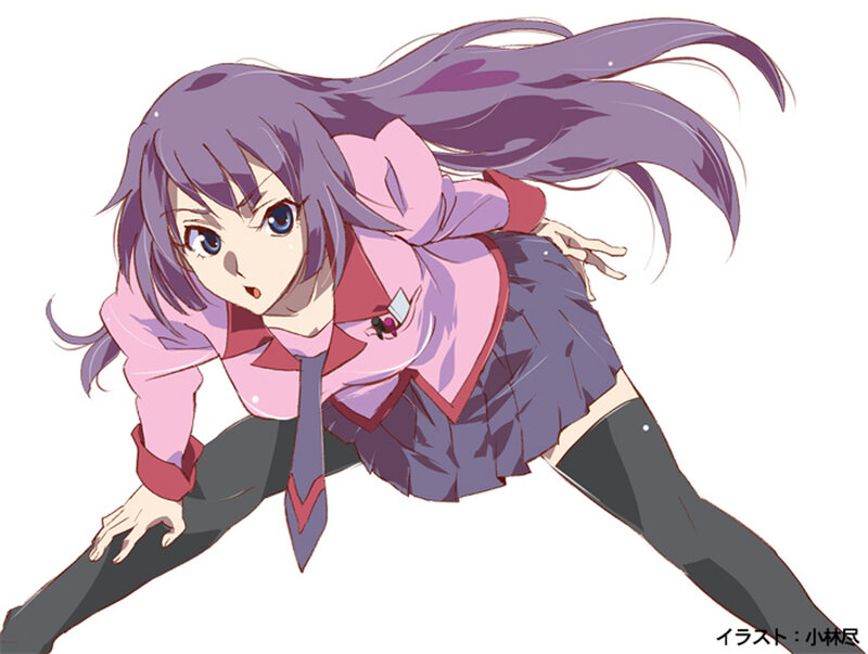 anime girl in school uniform