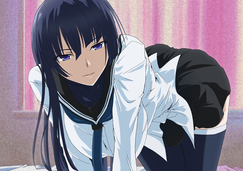 anime girl in school uniform