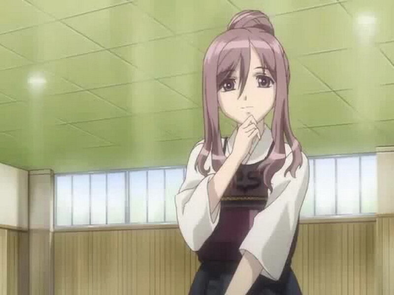 anime girl in school uniform