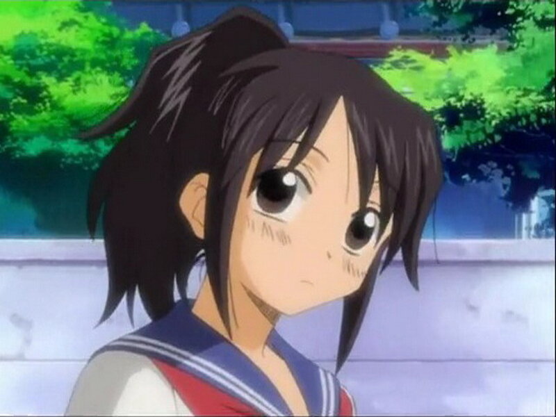anime girl in school uniform