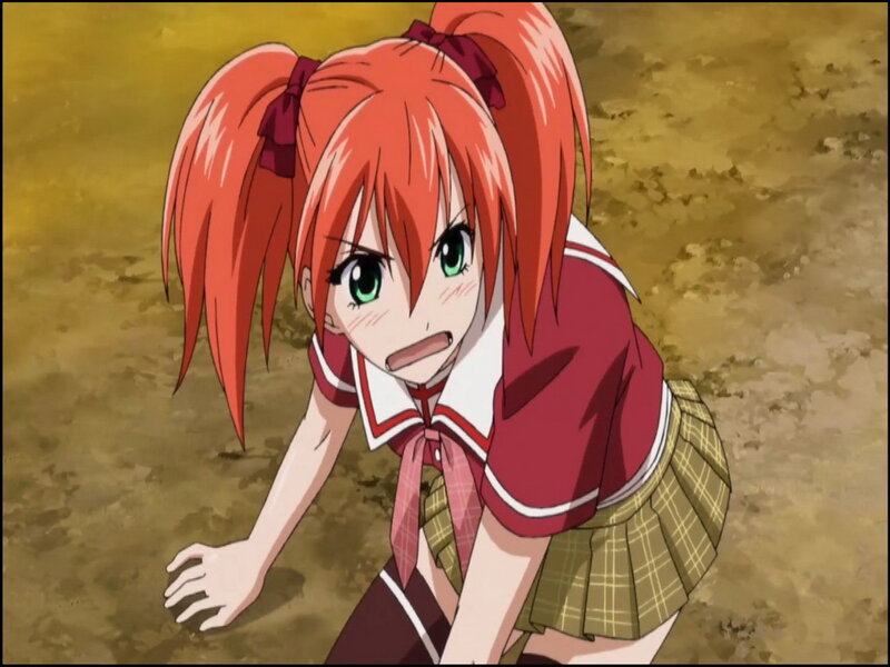 anime girl in school uniform