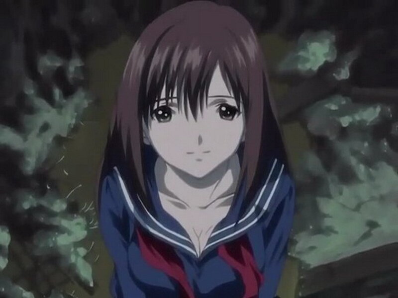anime girl in school uniform