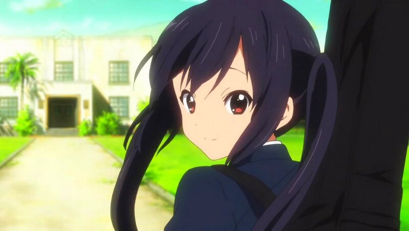 anime girl in school uniform