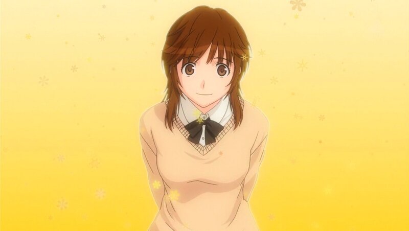 anime girl in school uniform
