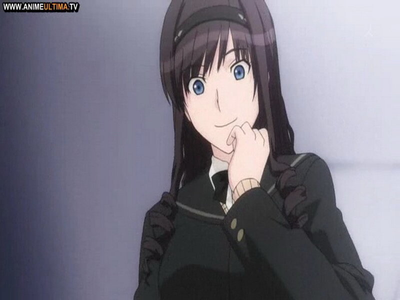anime girl in school uniform