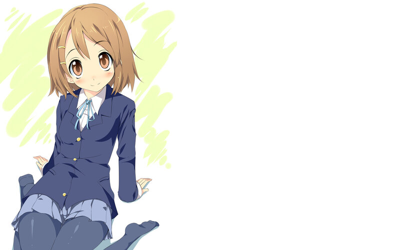 anime girl in school uniform