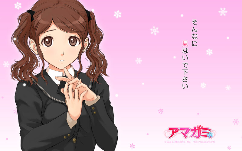 anime girl in school uniform