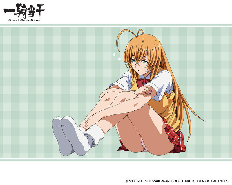 anime girl in school uniform