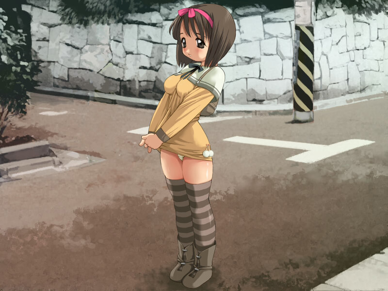anime girl in school uniform