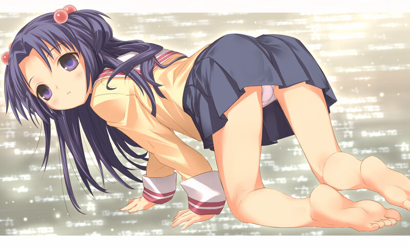 anime girl in school uniform