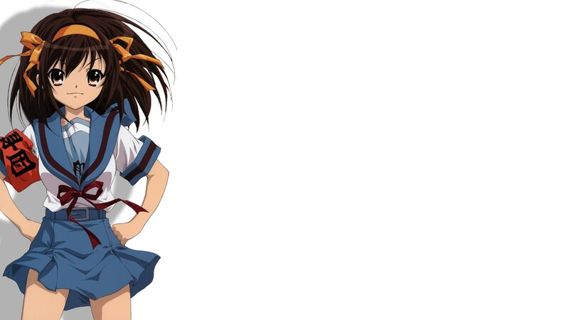 anime girl in school uniform