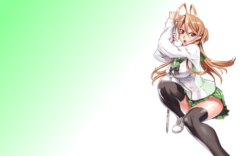 anime girl in school uniform