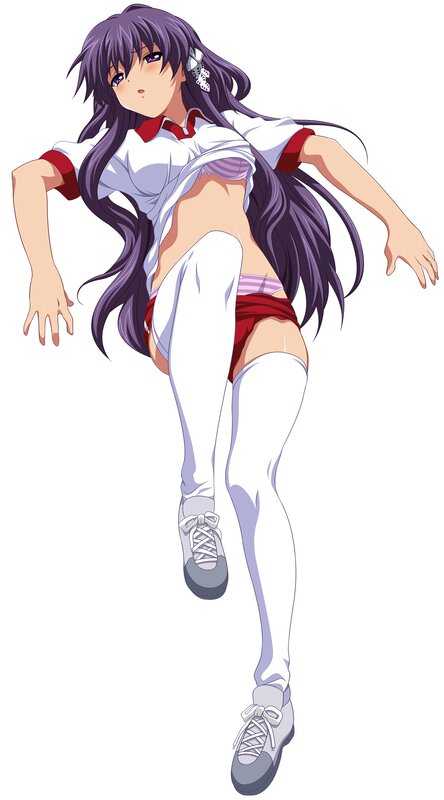 anime girl in school uniform