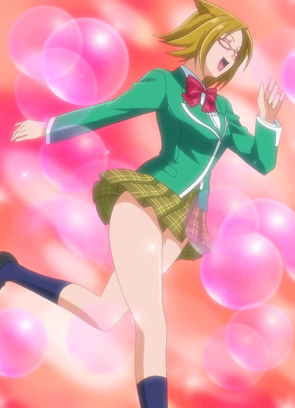anime girl in school uniform