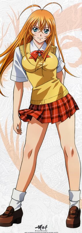 anime girl in school uniform