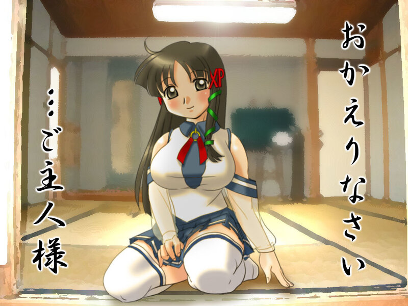 anime girl in school uniform