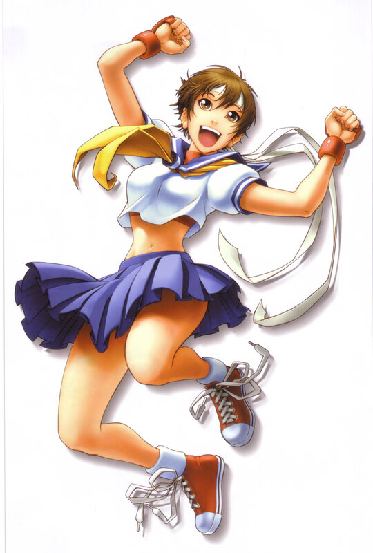 anime girl in school uniform