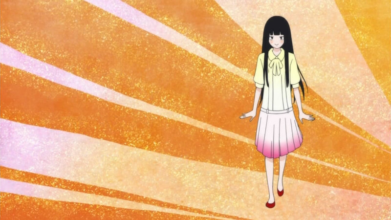 anime girl in school uniform