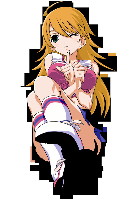 anime girl in school uniform
