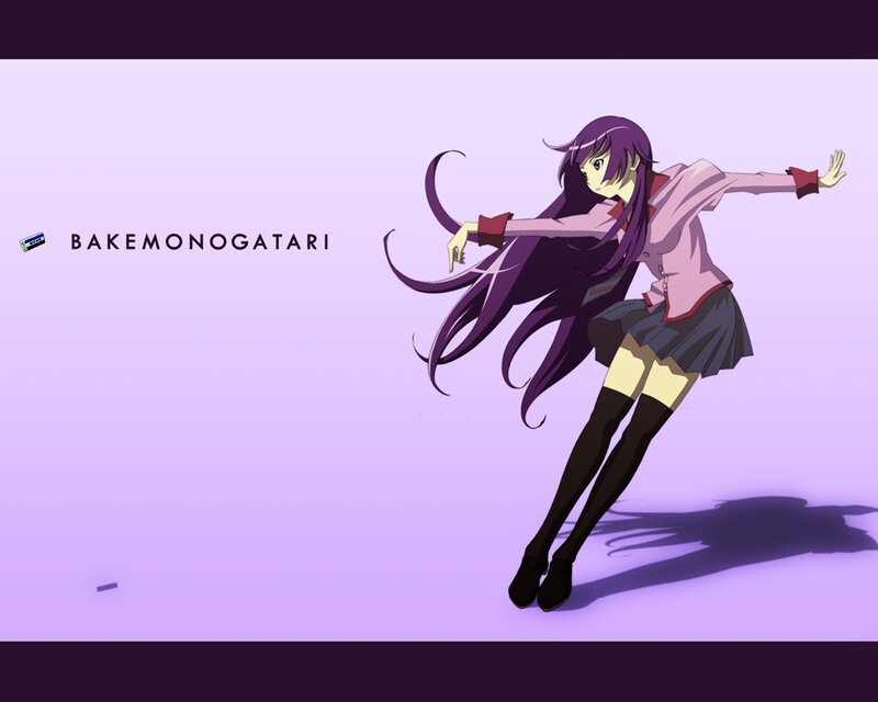 Anime girl in school uniform