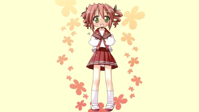 anime girl in school uniform