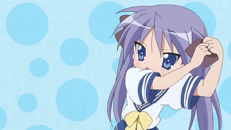 anime girl in school uniform