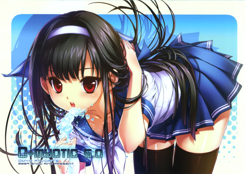 anime girl in school uniform