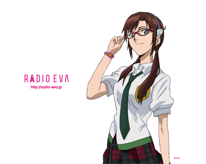 Anime girl in school uniform