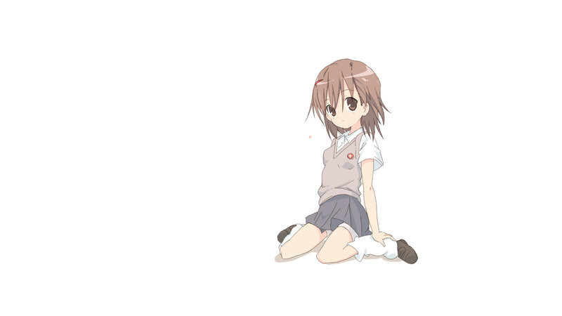 anime girl in school uniform