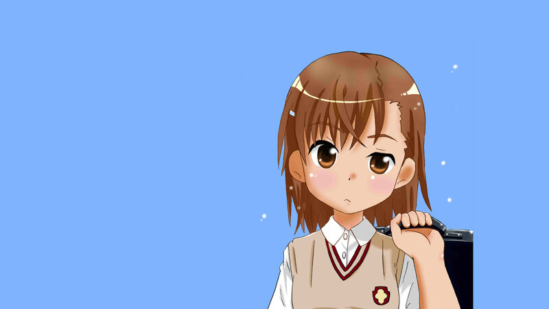 anime girl in school uniform