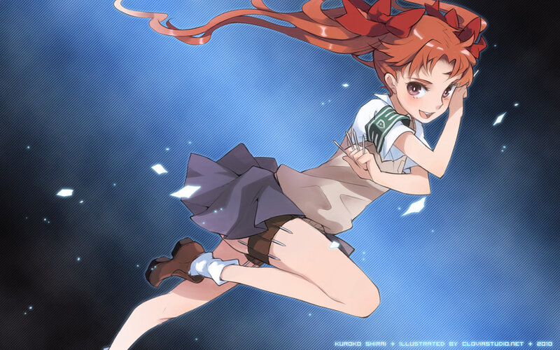 anime girl in school uniform
