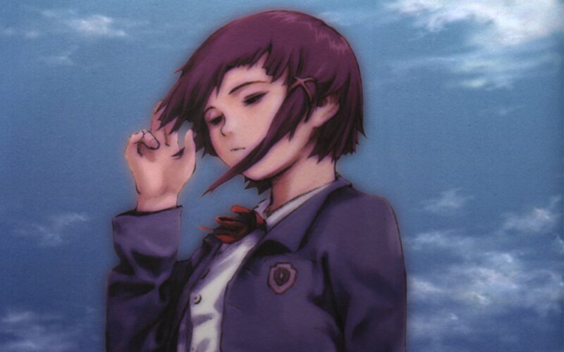 anime girl in school uniform
