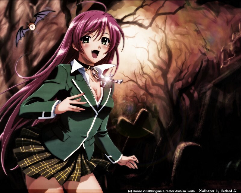 anime girl in school uniform