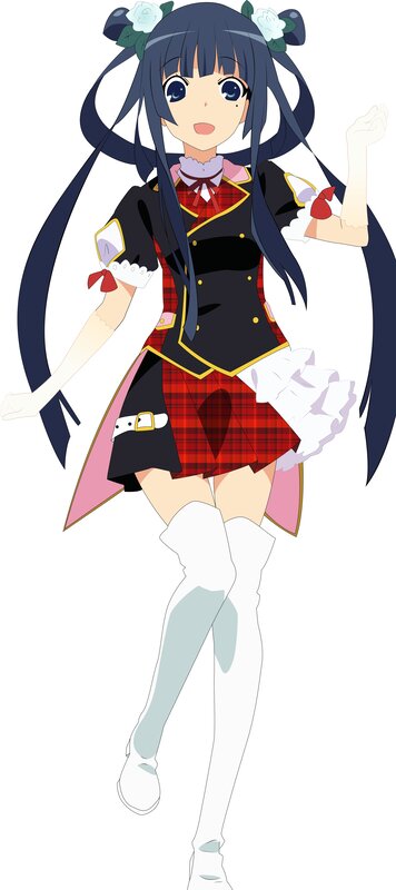 anime girl in school uniform