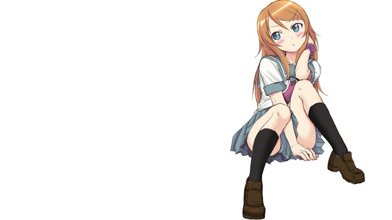 anime girl in school uniform