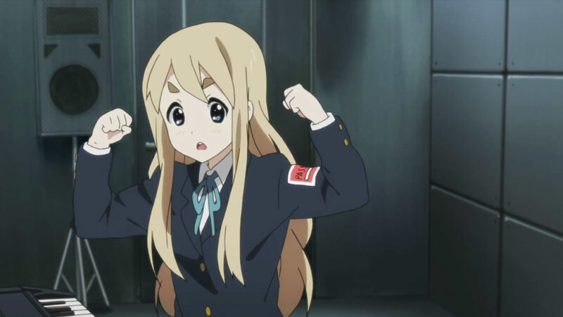 anime girl in school uniform