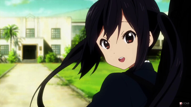 anime girl in school uniform