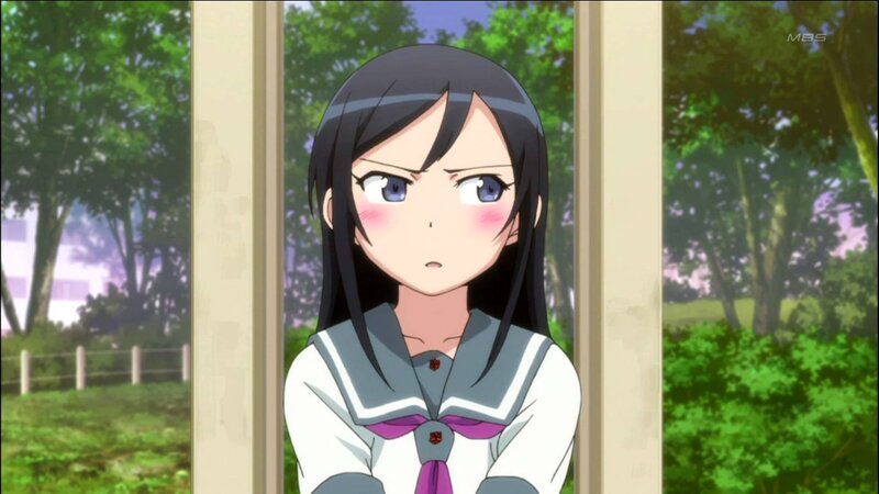 anime girl in school uniform