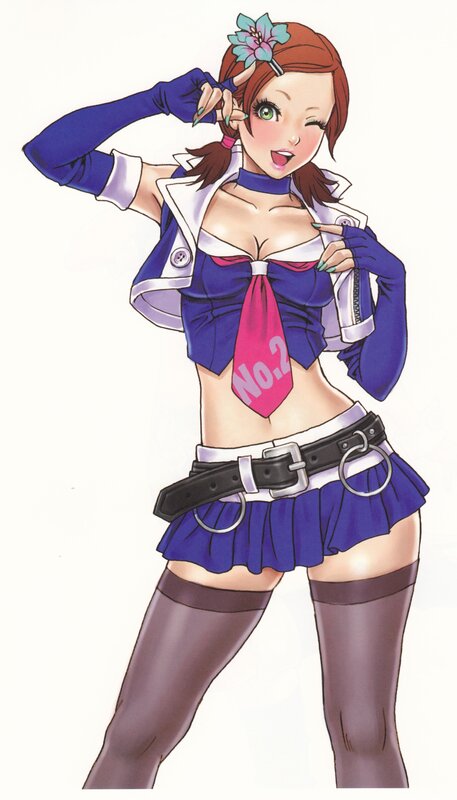 anime girl in school uniform