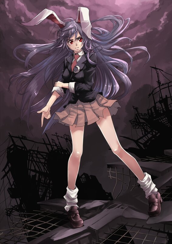 anime girl in school uniform