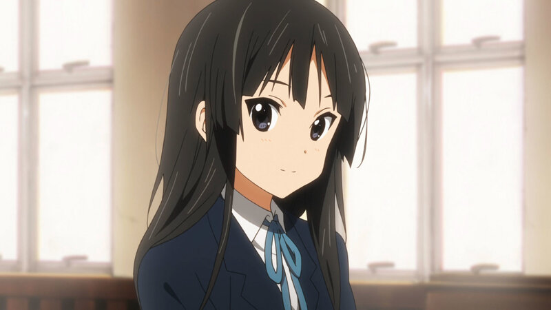 anime girl in school uniform