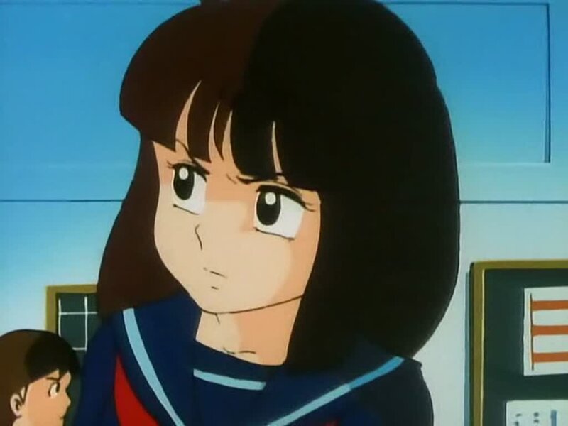 anime girl in school uniform
