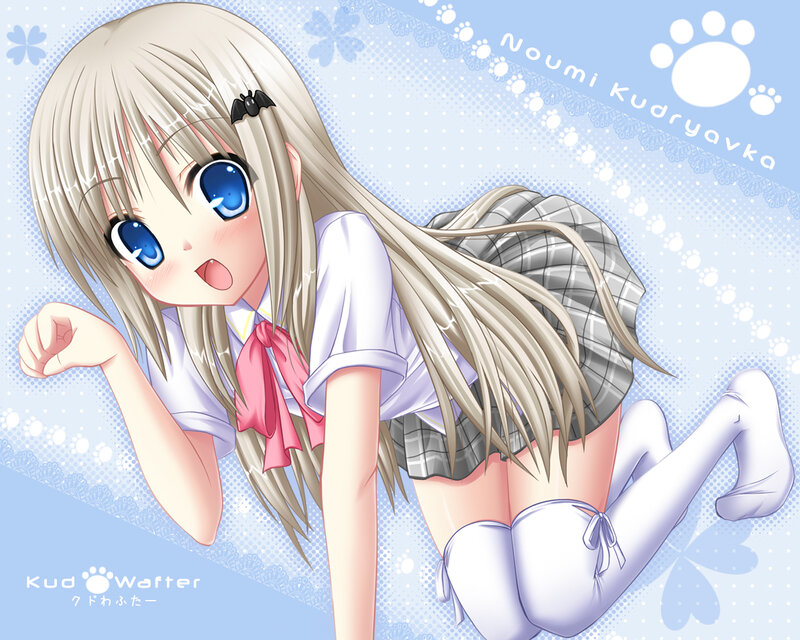 anime girl in school uniform