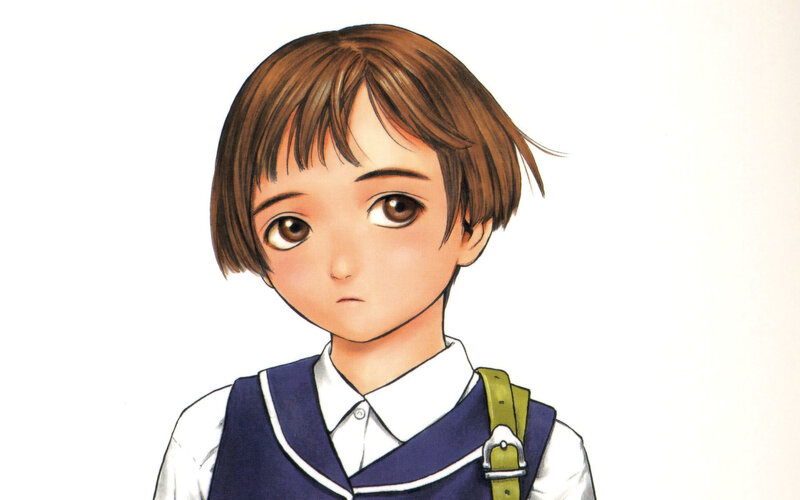anime girl in school uniform