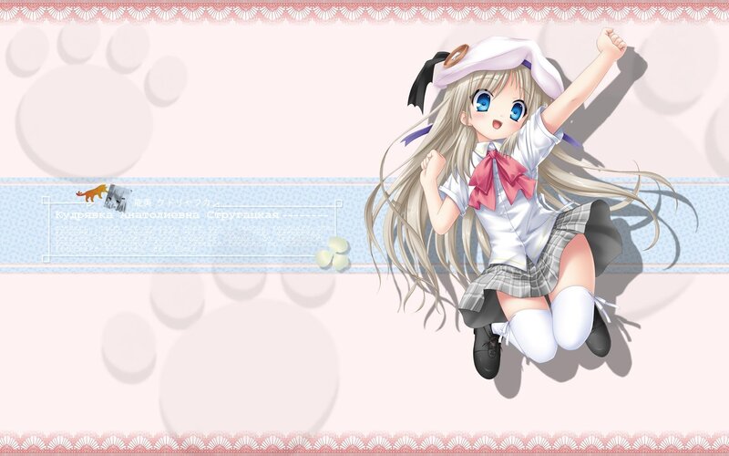 anime girl in school uniform